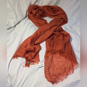 Calvin Klein Red Scarf
